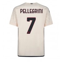 Billiga AS Roma Lorenzo Pellegrini #7 Borta fotbollskläder 2023-24 Kortärmad